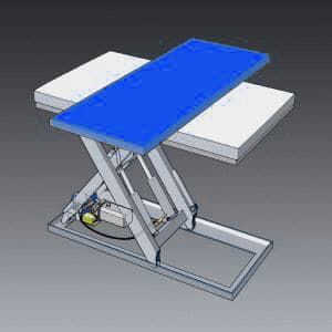 Rechthoekig draaiplateau